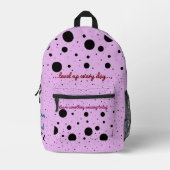 Druckknopfbeutel Bedruckter Rucksack (Vorderseite)