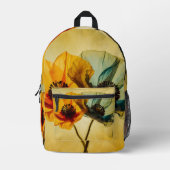 Druckknopfbeutel Bedruckter Rucksack (Vorderseite)