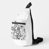Druckknopfbeutel Crossbody Bag (Rechte Ecke)