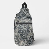 Druckknopfbeutel Crossbody Bag (Vorderseite)