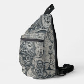 Druckknopfbeutel Crossbody Bag (Rechte Ecke)