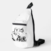 Druckknopfbeutel Crossbody Bag (Rechte Ecke)