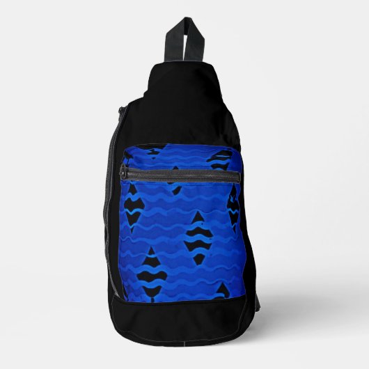 Druckknopfbeutel Crossbody Bag (Vorderseite)