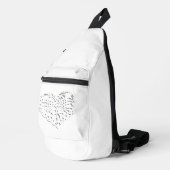 Druckknopfbeutel Crossbody Bag (Rechte Ecke)