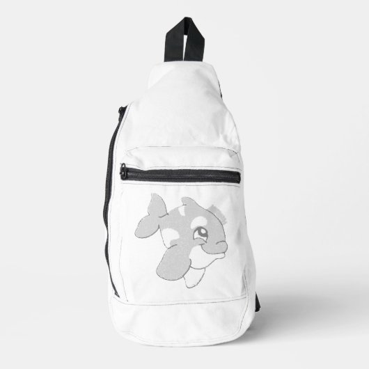 Druckknopfbeutel Crossbody Bag (Vorderseite)