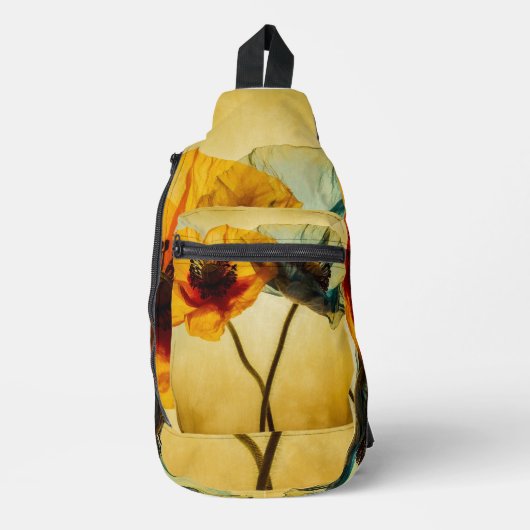 Druckknopfbeutel Crossbody Bag (Vorderseite)