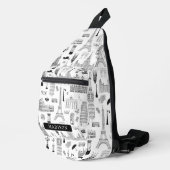 Druckknopfbeutel Crossbody Bag (Rechte Ecke)