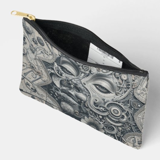 Druckknopfbeutel Zubehörtasche (Offen)