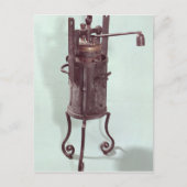 Druckkochtopf erfunden von Denis Papin 1679 Postkarte (Vorderseite)