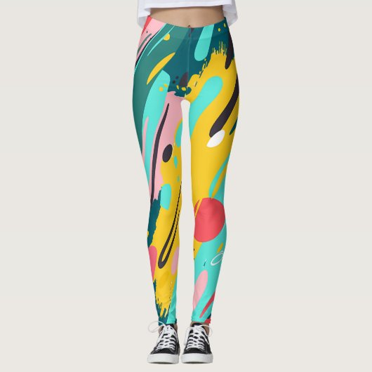 Druckleggings Leggings (Vorderseite)