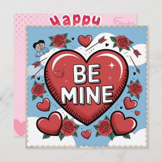 Druckleitung für St. Jude Valentine Karten (Vorne/Hinten)