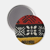 Druckmagnet für afrikanisches Lehmtuch Magnet (Vorderseite/Rückseite)