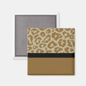 Druckmagnet von Fun und Whimsical Leopard Magnet (Vorderseite/Rückseite)