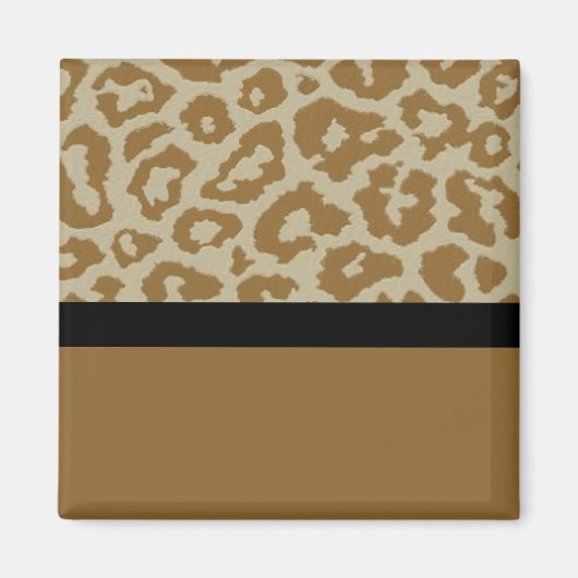 Druckmagnet von Fun und Whimsical Leopard Magnet (Vorne)