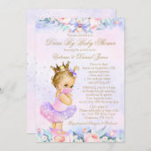 Druckmaschine mit Maskenantrieb mit Babydusche Einladung (Vorne/Hinten)