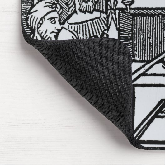 Druckmaschine Mousepad (Ecke)