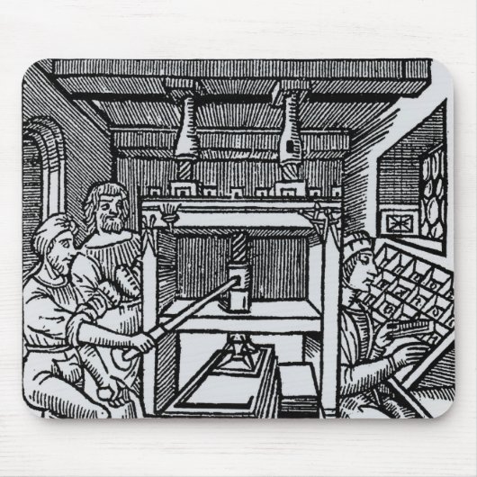 Druckmaschine Mousepad (Vorne)