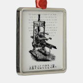 Druckmaschine = REVOLUTION! Ornament Aus Metall (Rechts)