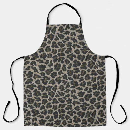 Druckmedium für Wildtiere oder große Leoparden Schürze (Vorderseite)