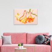 Druckmedium "Lilies", feine botanische Leinwand (Insitu (Wohnzimmer))