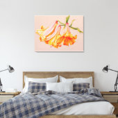 Druckmedium "Lilies", feine botanische Leinwand (Insitu (Schlafzimmer))