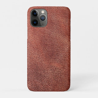 Druckmuster aus braunem Leder Case-Mate iPhone Hülle