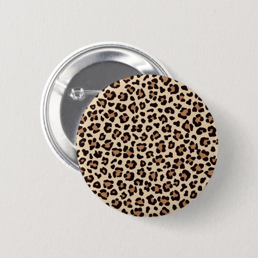 Druckmuster aus Pastell-Leopard Button (Vorne & Hinten)