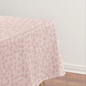 Druckmuster aus rosa Leopard Tischdecke (Beispiel)
