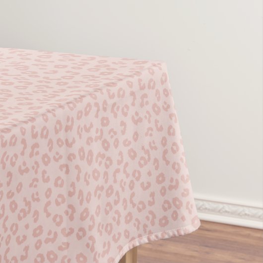 Druckmuster aus rosa Leopard Tischdecke (Beispiel)