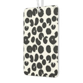 Druckmuster aus schwarzem und weißem Leopard Autolufterfrischer (Links)