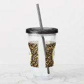 Druckmuster aus Wild & Exotic Leopard Acryltrinkbecher (Links)