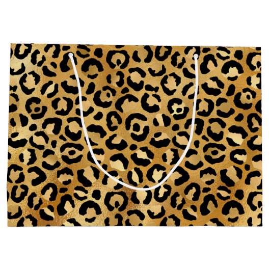 Druckmuster aus Wild & Exotic Leopard Große Geschenktüte (Rückseite)