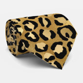 Druckmuster aus Wild & Exotic Leopard Krawatte (Gerollt)