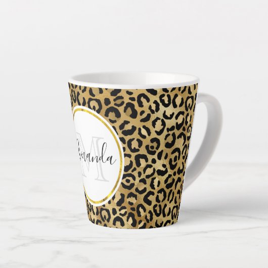 Druckmuster aus Wild & Exotic Leopard Milchtasse (Rechte Ecke)