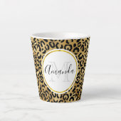 Druckmuster aus Wild & Exotic Leopard Milchtasse (Vorderseite)