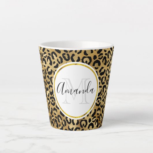 Druckmuster aus Wild & Exotic Leopard Milchtasse (Vorderseite)