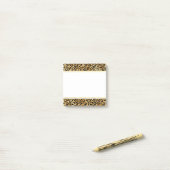 Druckmuster aus Wild & Exotic Leopard Post-it Klebezettel (Auf Schreibtisch)