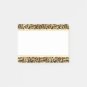 Druckmuster aus Wild & Exotic Leopard Post-it Klebezettel