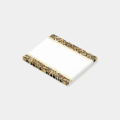 Druckmuster aus Wild & Exotic Leopard Post-it Klebezettel (angewinkelt)