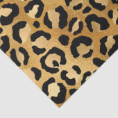 Druckmuster aus Wild & Exotic Leopard Seidenpapier (Detail)