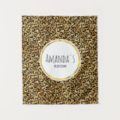 Druckmuster aus Wild & Exotic Leopard Wandteppich (Vorderseite)