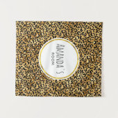 Druckmuster aus Wild & Exotic Leopard Wandteppich (Vorderseite (Horizontal))