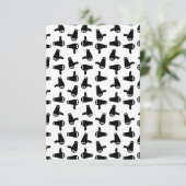 Druckmuster Druckfarbe Druckfarbe HINTERGRUNDFARBE Dankeskarte (Stehend Vorderseite)