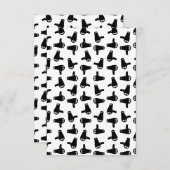 Druckmuster Druckfarbe Druckfarbe HINTERGRUNDFARBE Dankeskarte (Vorne/Hinten)