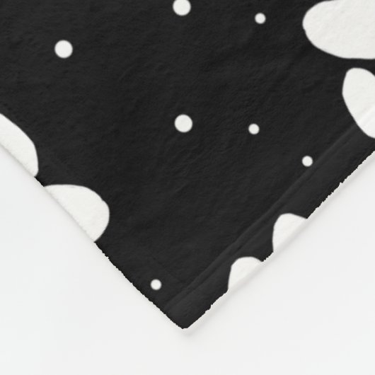 Druckmuster einfügen fleecedecke (Ecke)