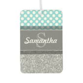 Druckmuster für Girly Glitzer mit benutzerdefinier Autolufterfrischer (Vorderseite)