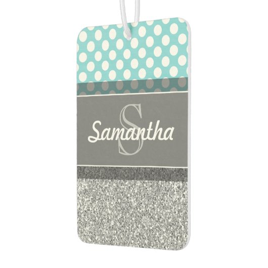 Druckmuster für Girly Glitzer mit benutzerdefinier Autolufterfrischer (Links)