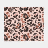 Druckmuster für Leoparden Fleecedecke (Vorderseite (Horizontal))