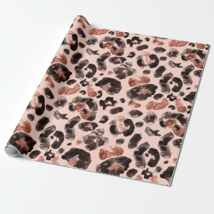 Druckmuster für Leoparden Geschenkpapier