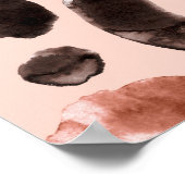 Druckmuster für Leoparden Poster (Ecke)